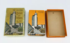 1933 Chicago World's Fair Souvenir Playing Cards Deck Box Century of Progress picture