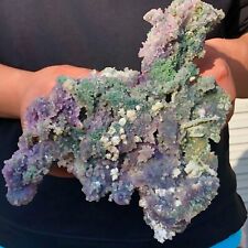 2.94LB Beautiful Natural Purple Grape Agate Chalcedony Crystal Mineral Specimen picture