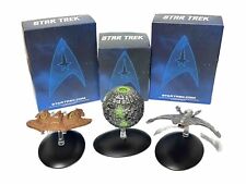Eaglemoss Star Trek Ship Lot of 3 Nausicaan Jem'Hadar Borg Sphere picture