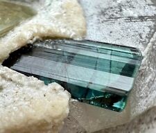 133 Grams Well Terminated Indicolite Tourmaline Crystals On Matrix From AFG@ picture