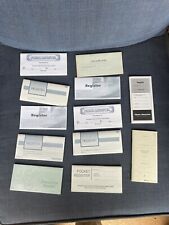 Lot of 12 Vintage New Bank Check Registry’s Brand New Never Used (24) picture
