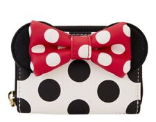 NWT, Loungefly Minnie Mouse Rocks The Dots Accordion Wallet picture