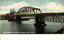 Vintage Postcard- 937. NEW LONDON DRAW BRIDGE. UnPost 1930 picture