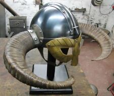 Medieval Viking Fantasy Helmet With Horns picture