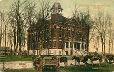 Postcard Doniphan County Courthouse, Troy, Kansas - used in 1908 picture