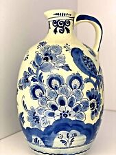 Hand Painted Porcelain  Delft Vase, Vintage Old  Good Condition  FROM THE 50' picture