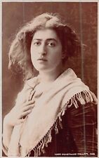 MISS CONSTANCE COLLIER EDWARDIAN THEATRE ACTRESS~A & G TAYLOR PHOTO POSTCARD picture