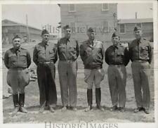 1941 Press Photo Fort Indiantown Gap Cantonment Commander and Staff Officers picture