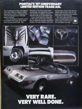 1979 Firebird Trans Am Ad; 10th Anniversary picture