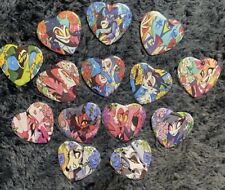 X1 Button Each Fanmade Unofficial Helluva Boss Heart Shape Pin Vivziepop picture