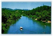 c1960's California CA, The Russian River View Boat Scene Vintage Postcard picture