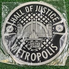 DC Justice League Hall of Justice Metropolis 8 inch Round Mouse Pad New picture
