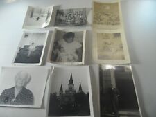 11F15 Vintage estate photo lot of 9 photos 1950/60's church kids baby picture