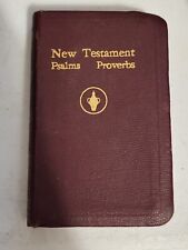 Gideons Vtg Pocket Mini Bible New Testament Psalms Proverbs 5