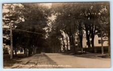 RPPC THOMASTON, Maine ME ~ MAIN STREET Scene c1910s-20s Knox County Postcard picture
