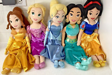 Disney Princess Jasmine Belle Rapunzel Snow White Cinderella Plush Dolls picture