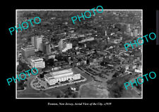 OLD LARGE HISTORIC PHOTO TRENTON NEW JERSEY, AERIAL VIEW OF CITY c1939 2 picture