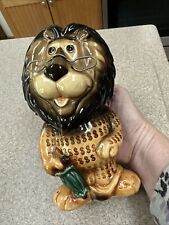 Vintage Harris Bank Hubert the Lion Promo Coin Bank Stamped - H13384 picture