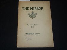 1928 THE MIRROR CHRISTMAS NUMBER HIGH SCHOOL PROGRAM - WALTHAM MASS- J 5325 picture