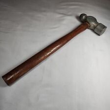 Vintage Wood Handled Ball Peen Hammer, 13-1/2