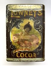 Vintage Lowney's Breakfast Cocoa Tin - Walter M Lowney Co - Coffee Hot Chocolate picture