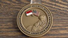 DOS DSS Diplomatic Security Service Antiterrorism Indonesia Challenge Coin #154W picture
