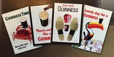 Guinness Poster Lot - 4 Artist Gilroy 22 x 30 Bar Posters From Original Artwork picture