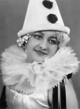 1922 Singer Pauline Bindly In A Pierrot Costume 1 Old Photo picture