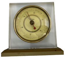 Vintage 1950s Mid Century Modern Taylor Desktop Lucite  Barometer picture