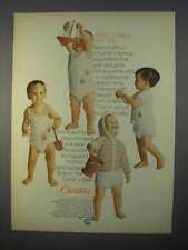 1966 Carter's Stretchable Softies Baby Clothes Ad picture