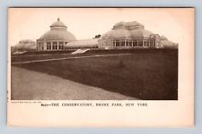 New York City NY-New York, Conservatory, Bronx Park, Antique, Vintage Postcard picture