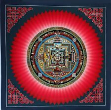 Size 50 cm  hand painted Tibetan Kalachakra Mandala thangka, KT26 picture