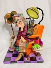 Katherine’s Collection Broomstick acres Witches Crescent Moon Salon 28-428171 picture