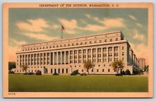 Postcard Department Of The Interior, Washington, D. C. Unposted picture