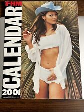 FHM 2001 Mens Magazine Supplement Sexy Women Wall Calendar , Back Issue picture