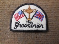 Vintage Greenbrier Golf Club (West Virginia) Felt Patch Ryder Cup picture