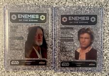 Enemies Of The Empire 2 Card Lot Han Solo & Obi Wan Kenobi CASE HITS picture