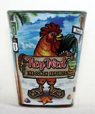 Key West Florida Rooster In-and-Out Shot glass picture