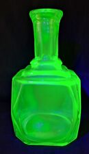 Uranium Glass Decanter Bottle picture
