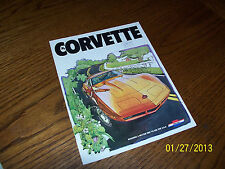 1974 Chevrolet Corvette large color sales brochure, very detailed picture