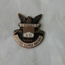 Defense Supply Agency 10 Year Service Pin Made by His Lordship NYC picture