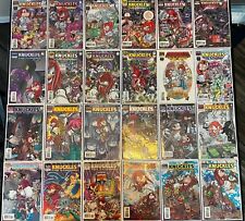 KNUCKLES THE ECHIDNA Archie 24-Book Comic Lot with #6 7 8 10 11 12 13 14 16 17 + picture