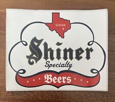 Shiner Specialty Beers Vinyl Sticker - Shiner, TX - Craft Brewery - NEW picture