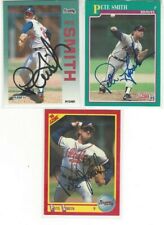 1992 Fleer #370 Pete Smith Signed Baseball Card Atlanta Braves picture