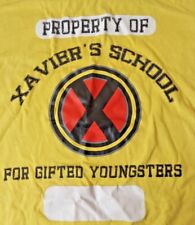 Property of Xavier's School for the Gifted 3XL Womens Yellow T-Shirt X-Men picture