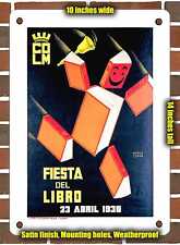 METAL SIGN - 1936 Madrid Book Festival - 10x14 Inches picture
