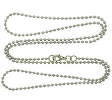 30 Inch Stainless Steel 2.4mm Ball Chain with Lobster Claw Jewelry Necklace picture