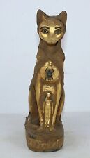 Rare Egyptian Antique Mummified Bastet Cat God Of Care In Egyptian Mythology BC picture
