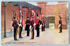 Ireland Postcard 5th Royal Irish Lancers (Changing Guard) c1910 Posted Tuck Art picture
