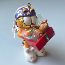 Garfield Christmas Ornament Perfect Pal Pooky Carlton Cards Glow In The Dark Hat picture